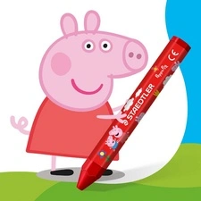 STAEDLTER Craie à la cire Noris junior Peppa, étui de 6