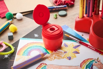 STABILO Crayon multi-talents woody 3en1, set de table