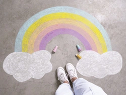 folia Craie de trottoir "licorne", assorti