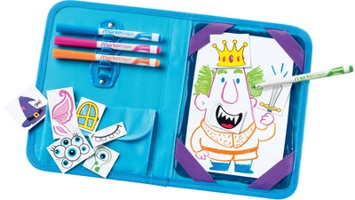 Maped Creativ Kit de dessin voyage TRAVEL BOARD, 21 pièces