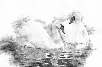 Clairefontaine Papier dessin "Croquis", A2, 55 g/m2, blanc