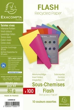 EXACOMPTA Sous-chemise FLASH 80, A4, carton, assorti