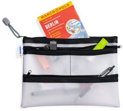 HERMA Pochette à fermeture à zip "Multibag", A5, noir