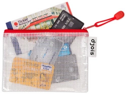 djois by tarifold Pochette à zip ZIPPER, A6, PVC, jaune