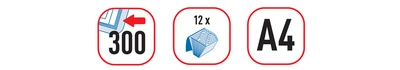 herlitz Trieur easyorga to go, 12 compartiments, bleu