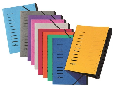 PAGNA Trieur "Sorting File", 12 compartiments, gris clair
