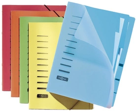 PAGNA Trieur, A4, PP, 6 compartiments, assorti