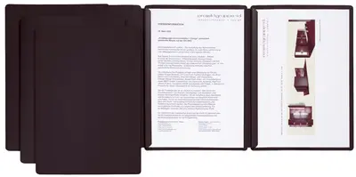 PAGNA chemise de présentation / de candidature "Sprint",noir