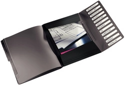 LEITZ Trieur Solid, A4, pp, 12 compartiments, blanc
