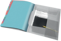 Esselte Trieur Colour'Breeze, A4, PP, 12 compartiments