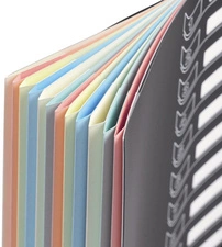 extendos Trieur à élastique série 437, 7 touches, assorti
