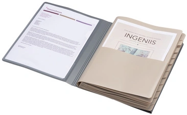 Oxford for Business Trieur, A4, compartiment 1-12, gris
