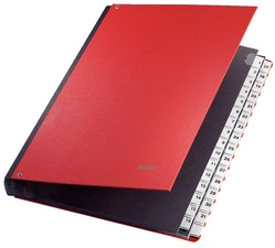 LEITZ Trieur à soufflet, A4, 1-31, plastique, bleu, 32