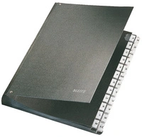 LEITZ Classeur à soufflet, A4, 1-31, 32 compartiments, noir