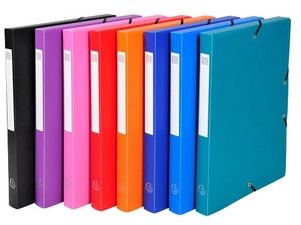 EXACOMPTA Boîte de classement Opaque, PP, 60 mm, assorti