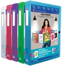 Oxford Boite de rangement POLYVISION, A4, PP, incolore
