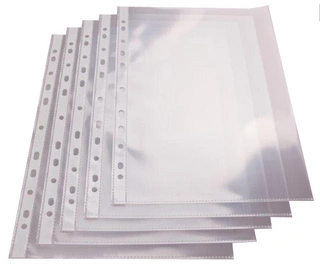 proOFFICE Pochette perforée, A4, PP, 100 microns transparent
