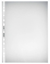 herlitz Pochette perforée, A4, 0,090 mm, transparent lisse