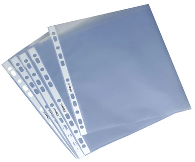 Rexel Pochette perforée standard, A4, pp, grainée, 0,065 mm
