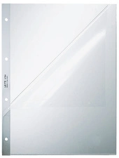 LEITZ Pochette perforée, A4, PP, grainé, 0,13 mm,