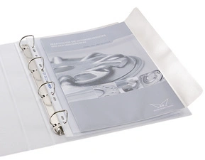 Oxford Pochettes perforées XXL, A4, PP, 0,09 mm, grainé