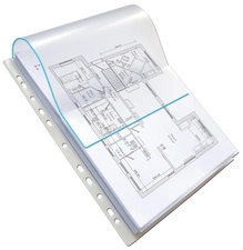 Oxford Pochettes à soufflet, A4, PP, 0,2 mm