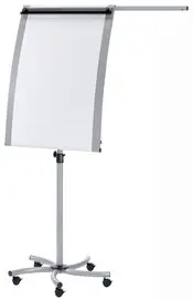 FRANKEN Chevalet de conférence PRO Mobil Paper Roll, argent