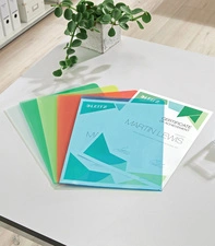 LEITZ Pochette Super Premium, A4, PVC, 0,15 mm, bleu