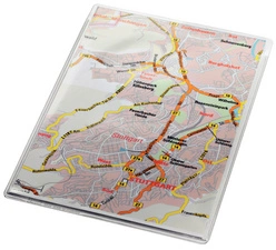 LEITZ étui transparent, format A5, en PVC, grainé, 0,20mm