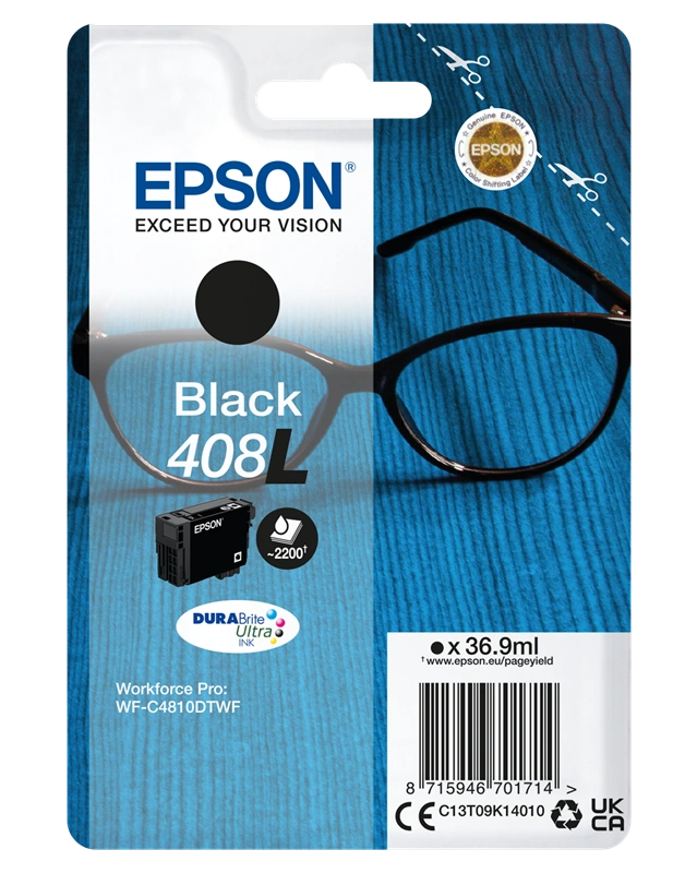Epson 408L Noir(e) Cartouche d'encre (C13T09K14010)