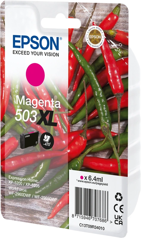 Epson 503 XL Magenta Cartouche d'encre (C13T09R34010)