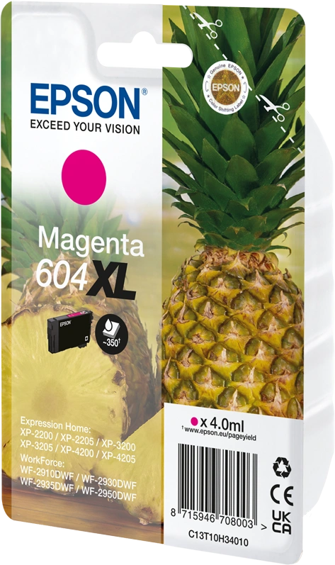 Epson 604 XL Magenta Cartouche d'encre (C13T10H34010)