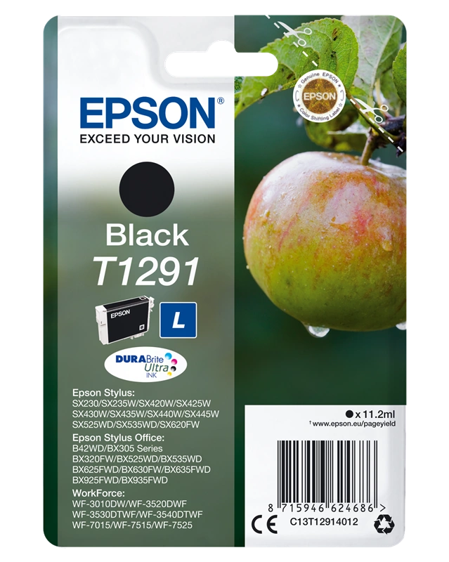 Epson T1291 Noir(e) Cartouche d'encre (C13T12914012)