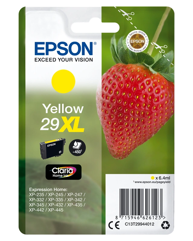 Epson 29 XL Jaune Cartouche d'encre (C13T29944012)