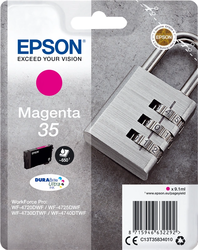 Epson 35 Magenta Cartouche d'encre (C13T35834010)