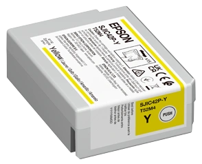 Epson SJIC42P-Y Jaune Cartouche d'encre (C13T52M440)