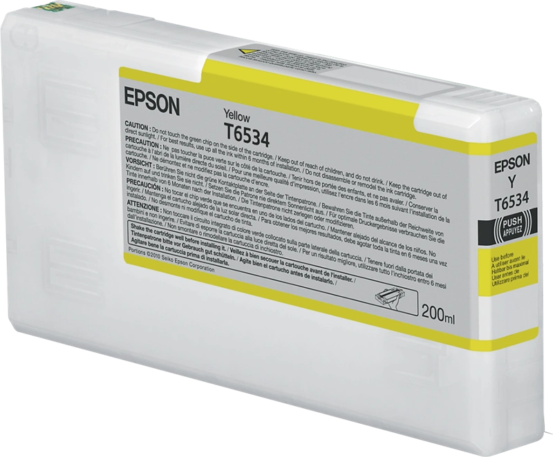 Epson T6534 Jaune Cartouche d'encre (C13T653400)
