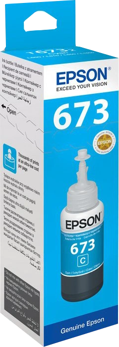 Epson 673 Cyan Cartouche d'encre (C13T67324A)
