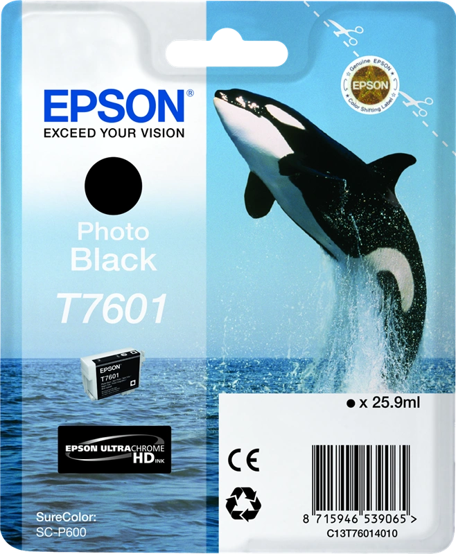 Epson T7601 Noir (photo) Cartouche d'encre (C13T76014010)