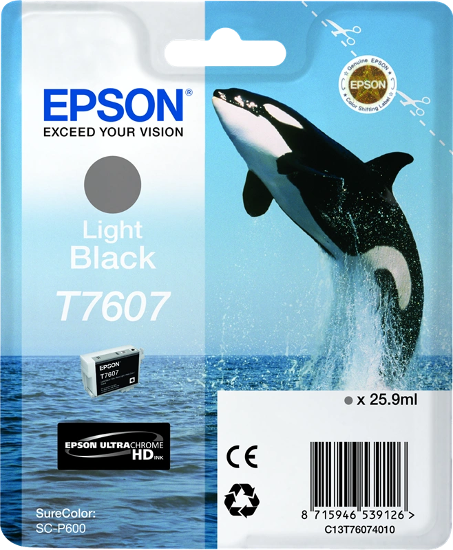 Epson T7607 lightblack Cartouche d'encre (C13T76074010)