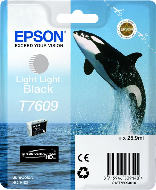 Epson T7609 lightlightblack Cartouche d'encre (C13T76094010)
