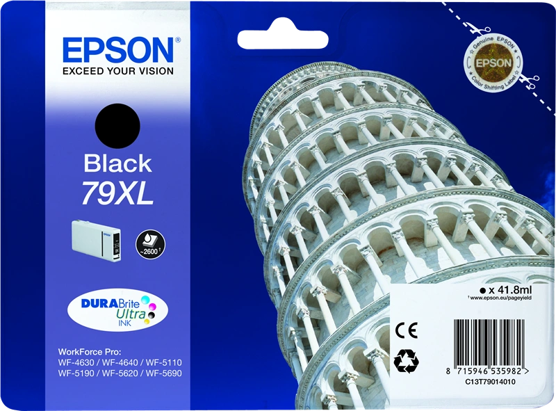 Epson 79 XL Noir(e) Cartouche d'encre (C13T79014010)