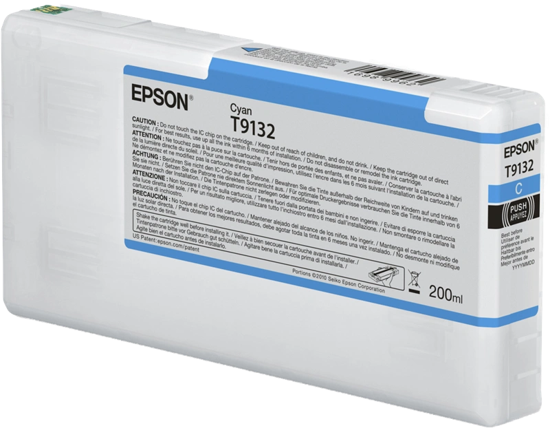 Epson T9132 Cyan Cartouche d'encre (C13T913200)