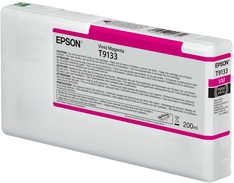 Epson T9133 Magenta Cartouche d'encre (C13T91330N)