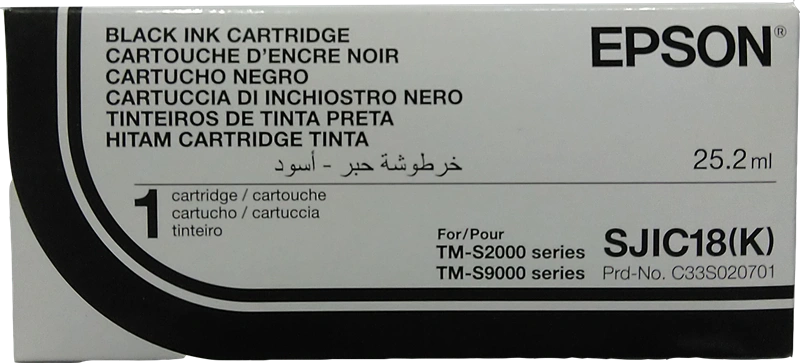 Epson SJIC18(K) Noir(e) Cartouche d'encre (C33S020701)