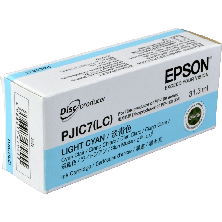 Epson PJIC7(LC) Cyan (brillant) Cartouche d'encre (C13S020689)