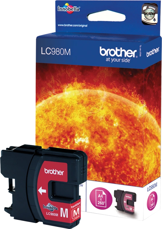 Brother LC980M Magenta Cartouche d'encre