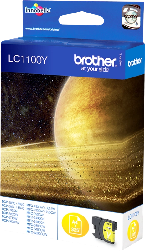 Brother LC1100Y Jaune Cartouche d'encre