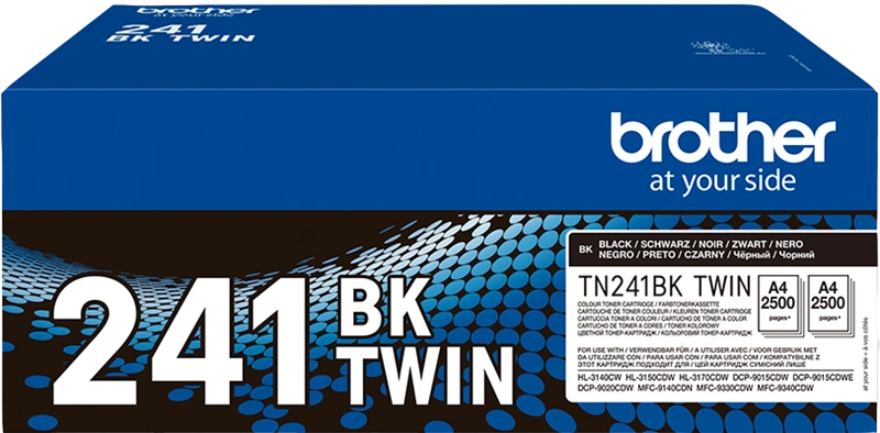 Brother TN-241BK TWIN Multipack Noir(e)