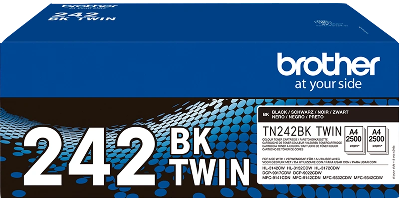Brother TN-242BK TWIN Multipack Noir(e)